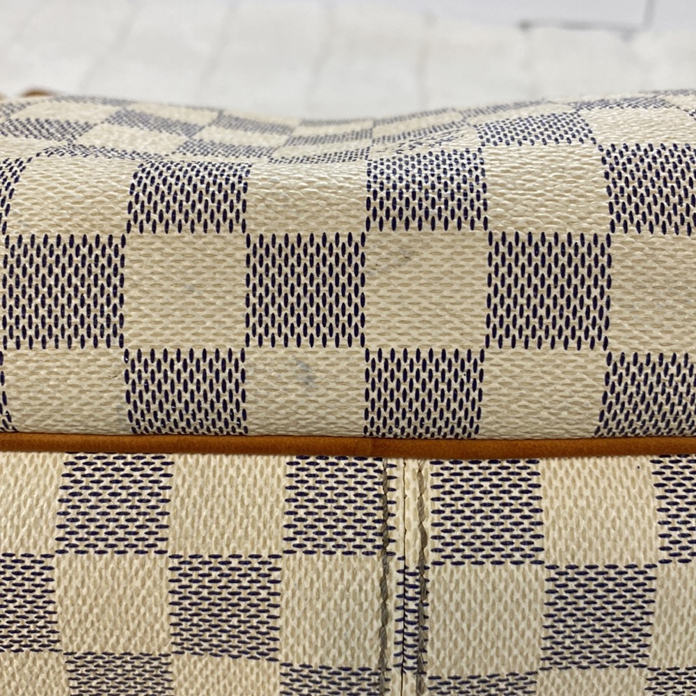 Authentic Louis Vuitton Galliera PM Damier Azur in cream blue with gold hardware - Picture 15 of 16